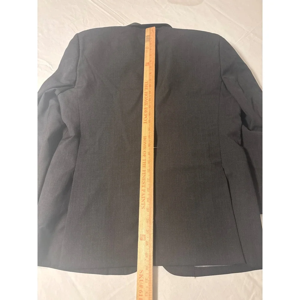 Pronto Uomo Blazer Jacket Mens 42 Charcoal Gray Two Button Sport Coat